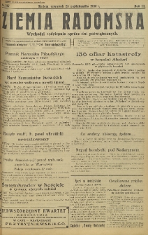Ziemia Radomska, 1930, R. 3, nr 147