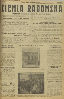 Ziemia Radomska, 1930, R. 3, nr 157