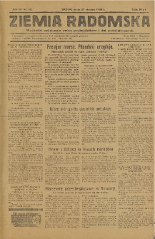 Ziemia Radomska, 1930, R. 3, nr 98