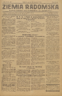 Ziemia Radomska, 1930, R. 3, nr 117