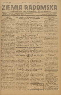 Ziemia Radomska, 1930, R. 3, nr 119