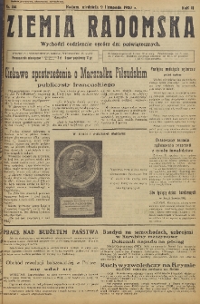 Ziemia Radomska, 1930, R. 3, nr 161