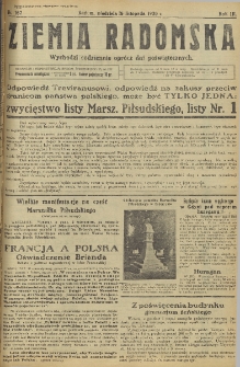 Ziemia Radomska, 1930, R. 3, nr 167