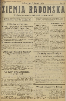 Ziemia Radomska, 1930, R. 3, nr 169