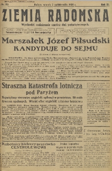 Ziemia Radomska, 1930, R. 3, nr 133