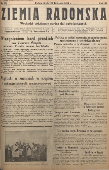 Ziemia Radomska, 1930, R. 3, nr 175