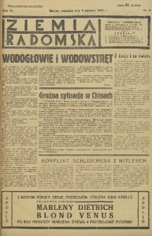 Ziemia Radomska, 1933, R. 6, nr 6