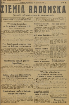 Ziemia Radomska, 1930, R. 3, nr 195