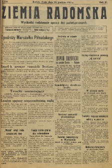 Ziemia Radomska, 1930, R. 3, nr 199