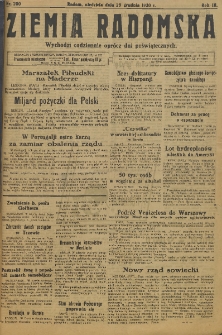 Ziemia Radomska, 1930, R. 3, nr 200