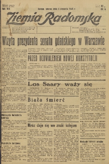 Ziemia Radomska, 1935, R. 8, nr 6