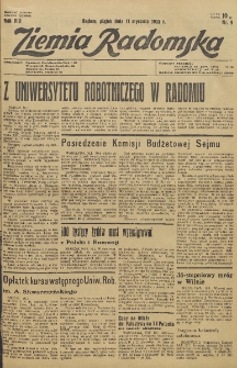 Ziemia Radomska, 1935, R. 8, nr 9