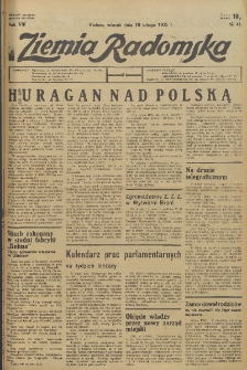 Ziemia Radomska, 1935, R. 8, nr 41