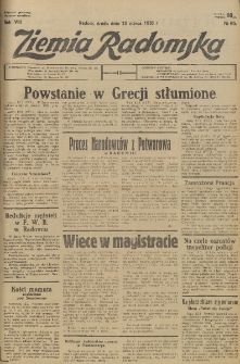 Ziemia Radomska, 1935, R. 8, nr 60