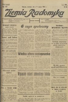 Ziemia Radomska, 1935, R. 8, nr 64