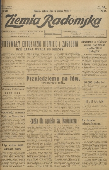 Ziemia Radomska, 1935, R. 8, nr 51