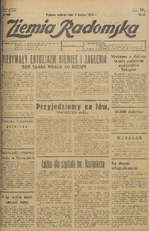 Ziemia Radomska, 1935, R. 8, nr 51