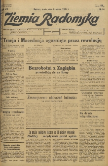 Ziemia Radomska, 1935, R. 8, nr 54
