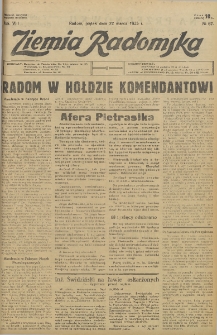 Ziemia Radomska, 1935, R. 8, nr 67