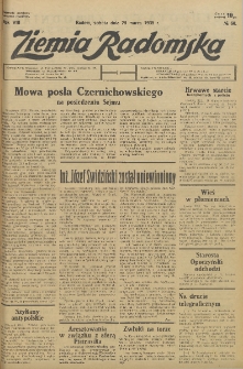 Ziemia Radomska, 1935, R. 8, nr 68