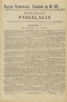 Kurjer Radomski, 1906, R. 1, nr 30, dod. 1