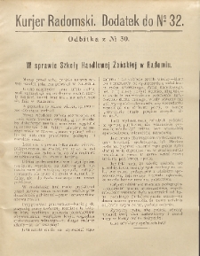 Kurjer Radomski, 1906, R. 1, nr 32, dod.