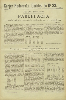 Kurjer Radomski, 1906, R. 1, nr 33, dod. 2