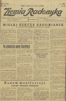 Ziemia Radomska, 1935, R. 8, nr 70