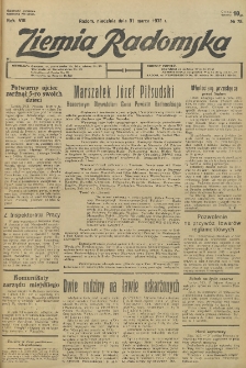 Ziemia Radomska, 1935, R. 8, nr 75
