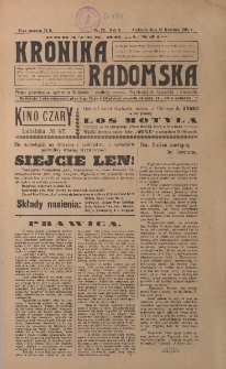 Kronika Radomska, 1918, R. 1, nr 23