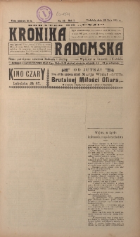 Kronika Radomska, 1918, R. 1, nr 33