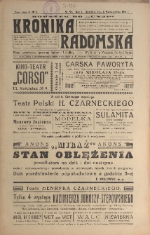Kronika Radomska, 1918, R. 1, nr 83
