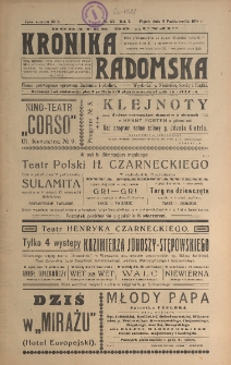Kronika Radomska, 1918, R. 1, nr 85