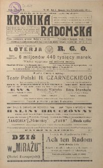 Kronika Radomska, 1918, R. 1, nr 92