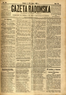 Gazeta Radomska, 1890, R. 7, nr 59
