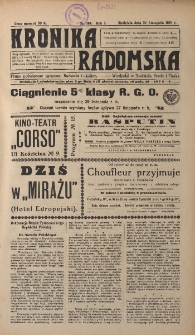 Kronika Radomska, 1918, R. 1, nr 104