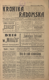 Kronika Radomska, 1918, R. 1, nr 114