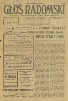 Głos Radomski, 1918, R. 3, nr 14