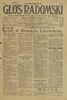 Głos Radomski, 1918, R. 3, nr 16