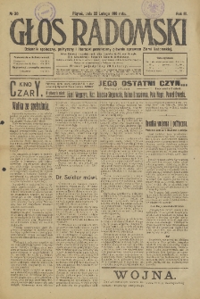 Głos Radomski, 1918, R. 3, nr 30