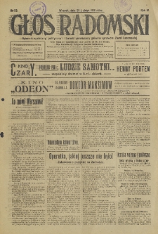 Głos Radomski, 1918, R. 3, nr 33