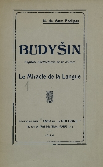 Budy&scaron;in : capitale intellectuelle de la Lusace ; Le miracle de la langue