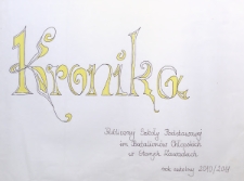 Kronika Publicznej Szkoły Podstawowej im. Batalionów Chłopskich w Starych Zawadach. Rok szkolny 2010/2011