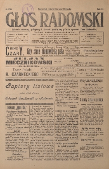 Głos Radomski, 1918, R. 3, nr 156