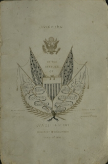 Program unveiling of the statues of brig.-gen. count Casimir Pulaski and brig.-gen. Thaddeus Kościuszko : Washington