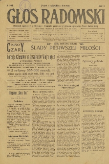 Głos Radomski, 1918, R. 3, nr 100