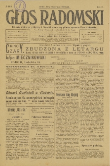 Głos Radomski, 1918, R. 3, nr 109