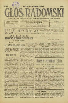 Głos Radomski, 1918, R. 3, nr 184