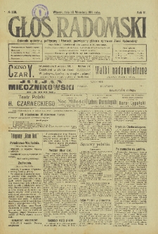 Głos Radomski, 1918, R. 3, nr 188