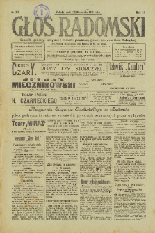 Głos Radomski, 1918, R. 3, nr 192